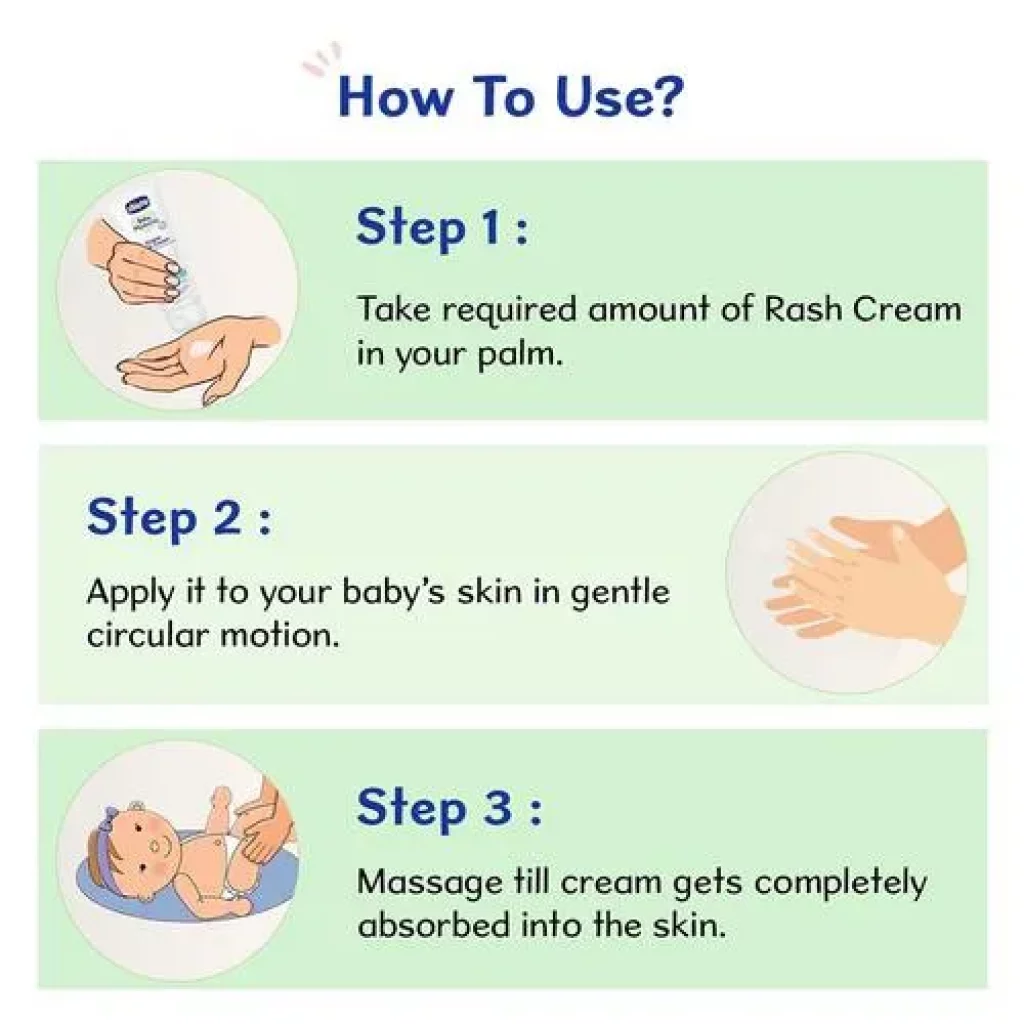 Diaper Rash cream application