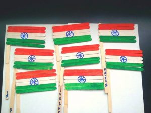 Republic day activity for preschoolers - DIY national flags